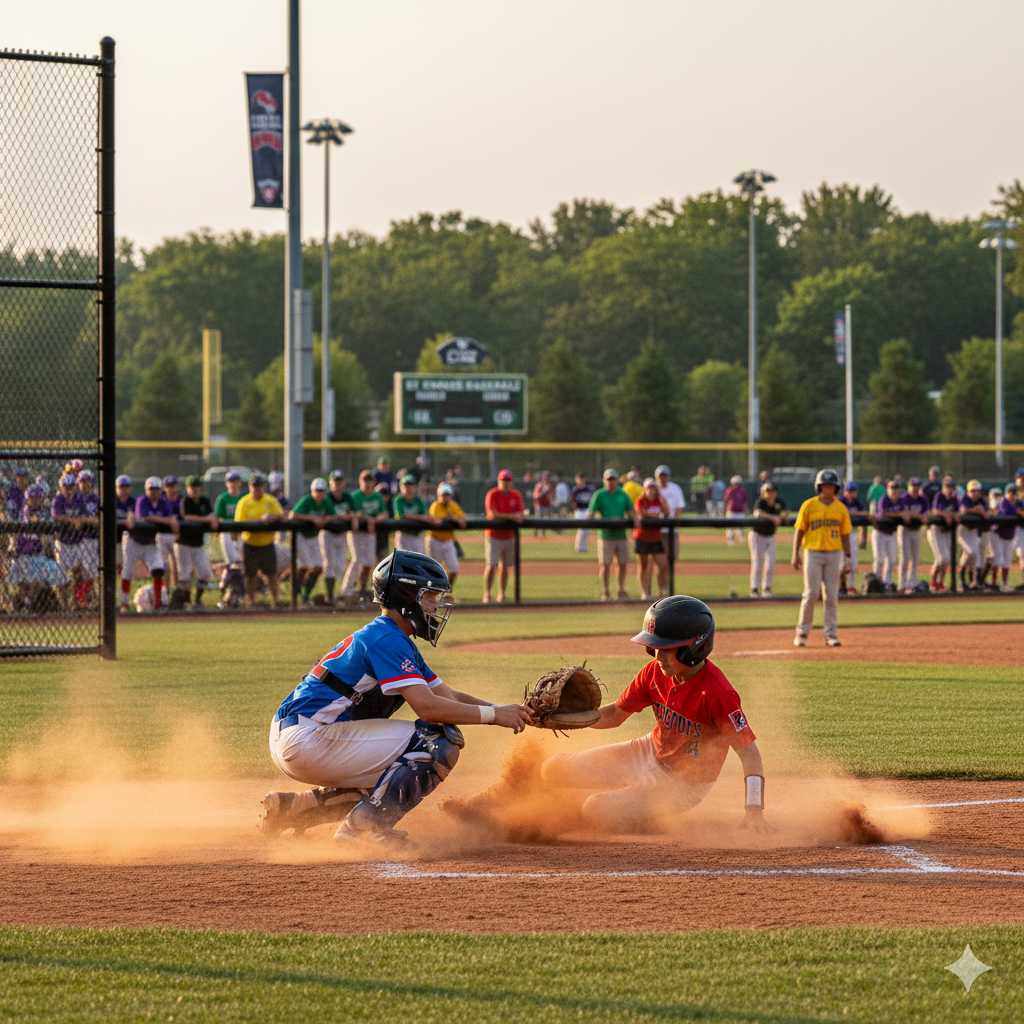 GMB World Series - Home plate sliding action